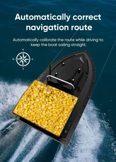 Bateau amorceur télécommandé double moteur – image 2