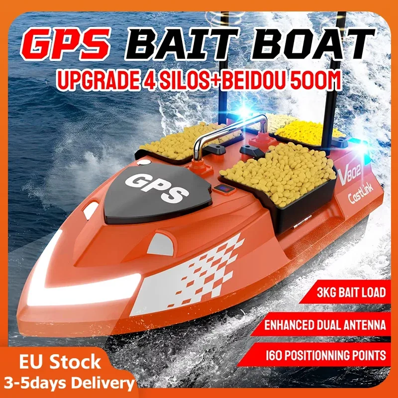 Bateau d'amorçage télécommandé en ABS