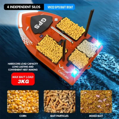 Bateau d'amorçage télécommandé en ABS – image 2
