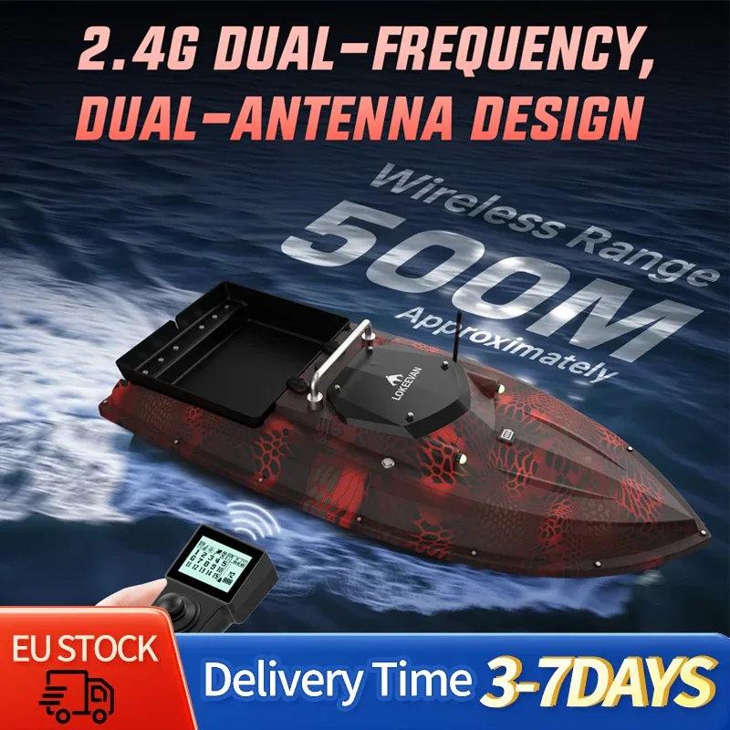 Bateau d'appât télécommandé GPS et sonar