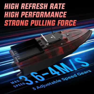 Bateau d'appât télécommandé GPS et sonar – image 3