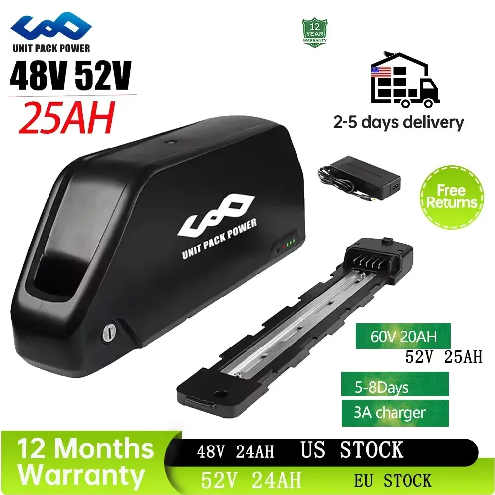 Batterie de vélo électrique 52 V 25 Ah