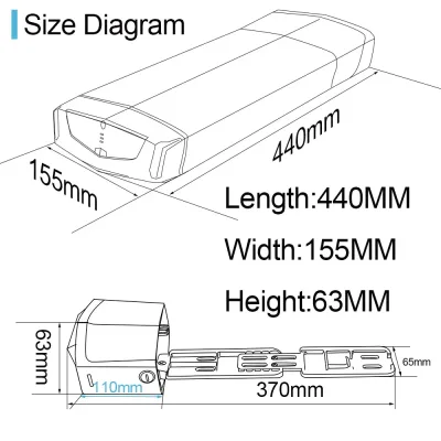 Batterie lithium 36 V vélo électrique – image 3