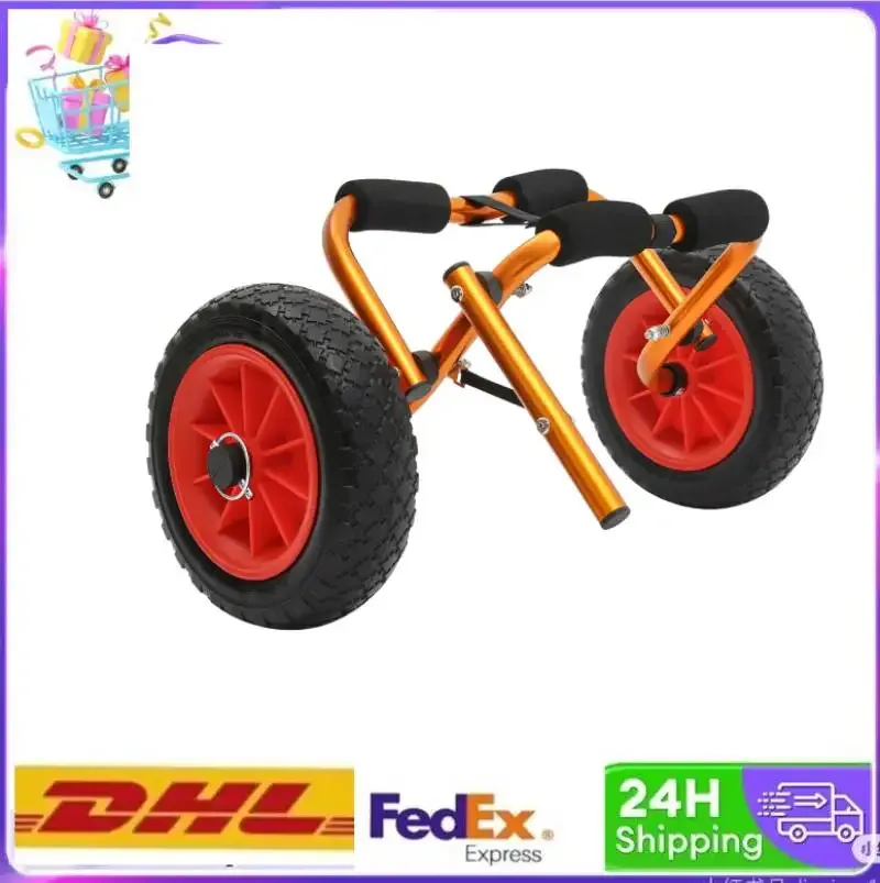 Chariot pliable de kayak en aluminium