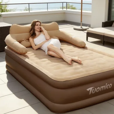 Matelas gonflable 2 places en PVC