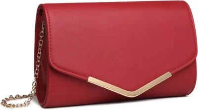 Pochette noire à chaîne amovible