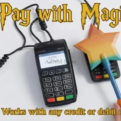 Porte-cartes baguette magique en plastique – image 2