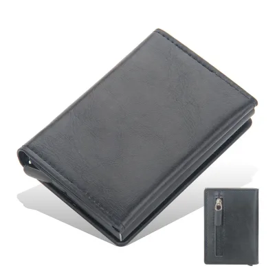 Porte-cartes court en cuir synthétique – image 3