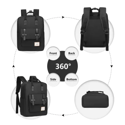 Sac à dos unisexe en toile – image 2