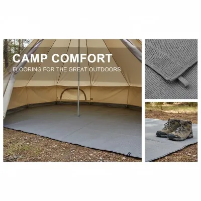 Tapis de tente anthracite 200 × 300 cm – image 2