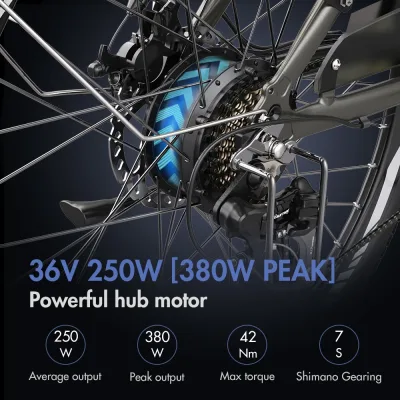 Vélo électrique de ville cadre bas – image 2