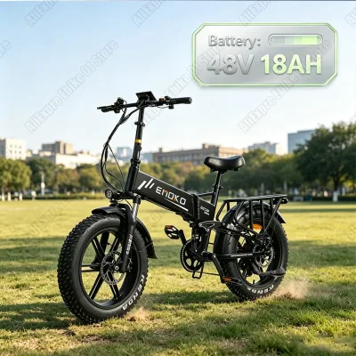 Vélo électrique pliable pneus larges